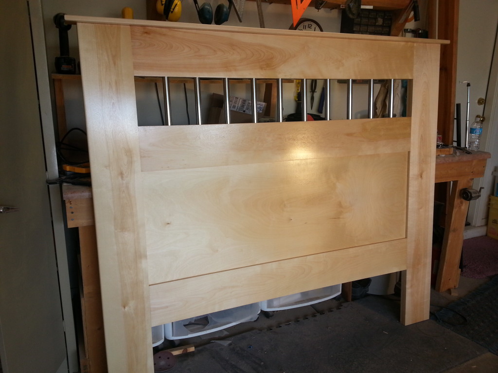 Head board, headboard, hand made, queen size bed