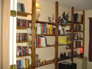 Built in shelves, custom wall shelving, custom designed, built in