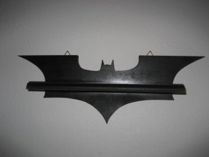 Batman Inspired Shelf, custom wall shelf, batman shelf