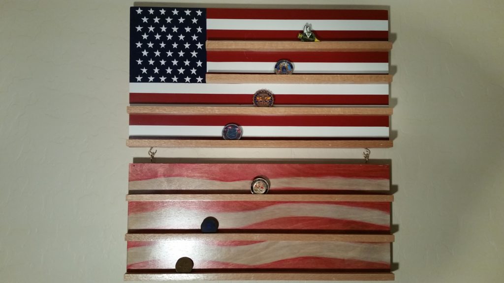 flag coin rack. stars and stripes, flag, coin rack, custom coin rack, hand crafted